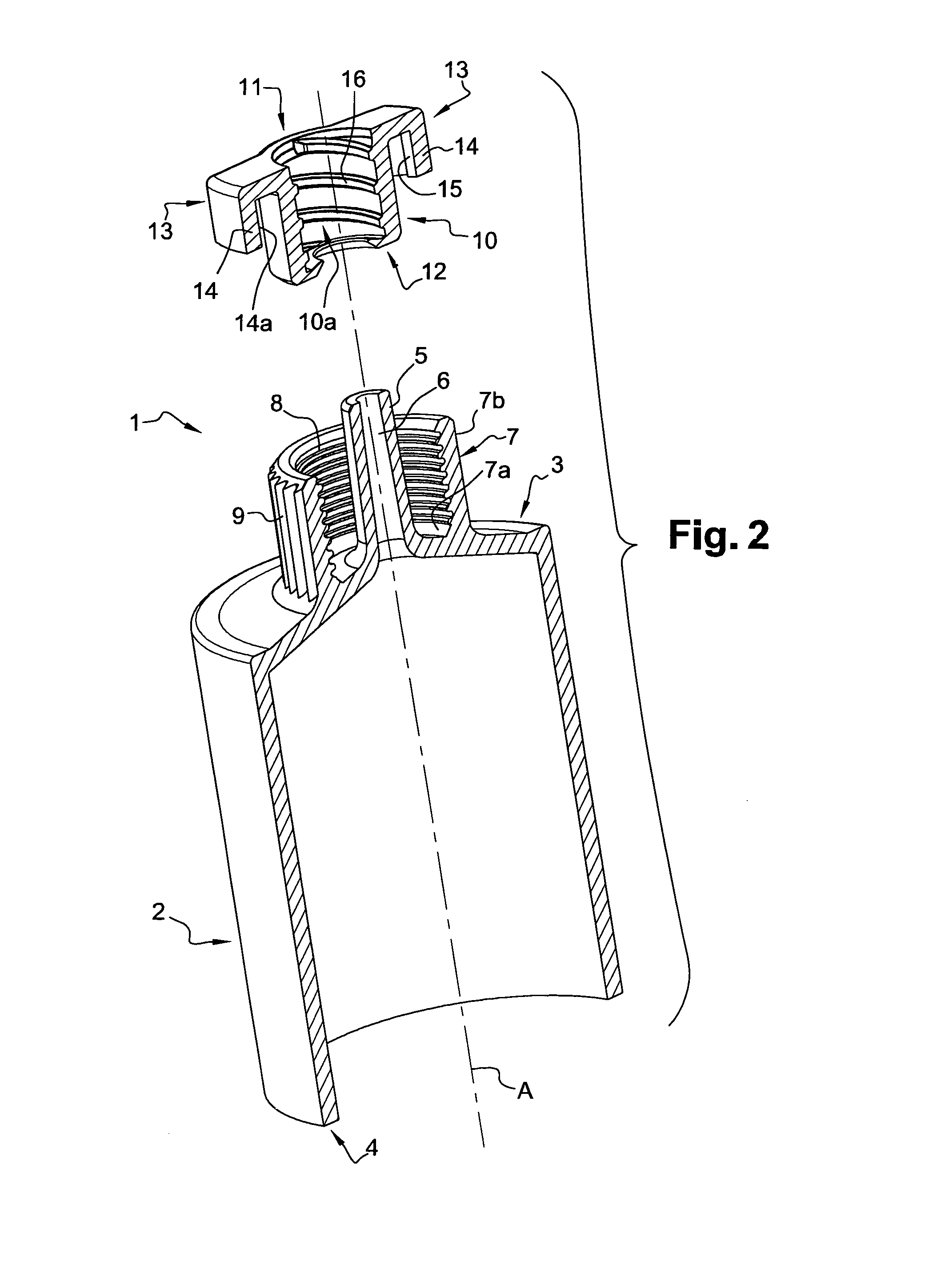 Drug delivery device with safe connection means