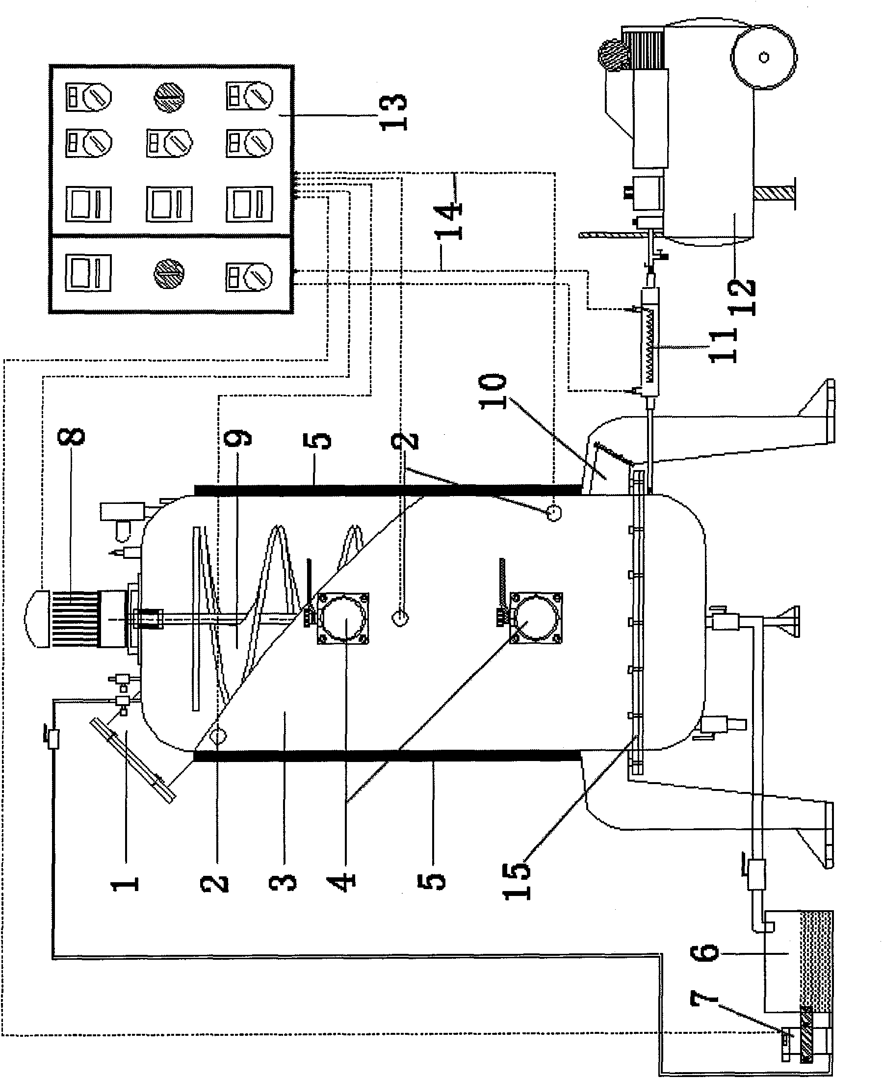 Accelerating reactor for accelerating ageing of performance of plastic film by sludge composting method