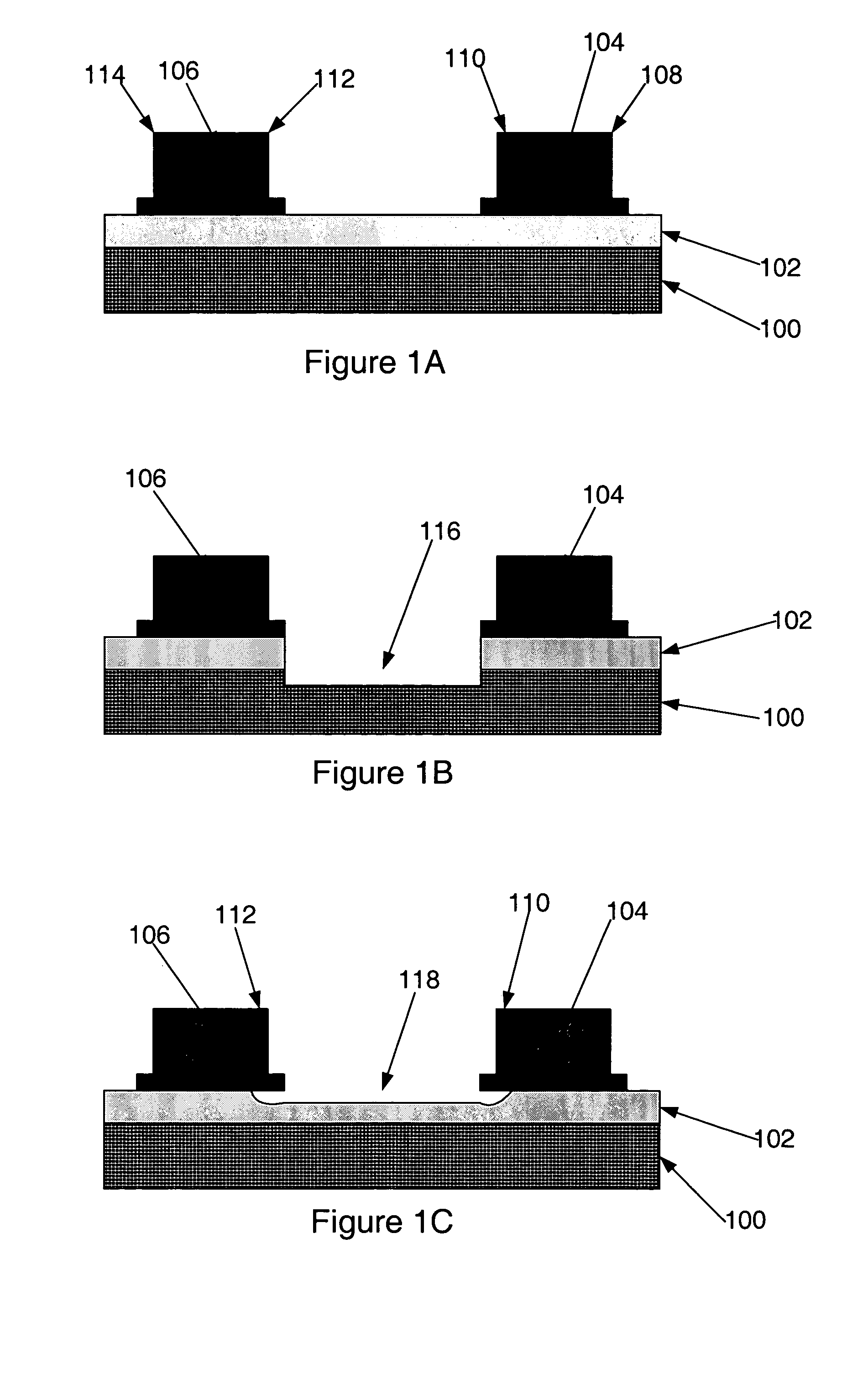 Precise patterning of high-k films