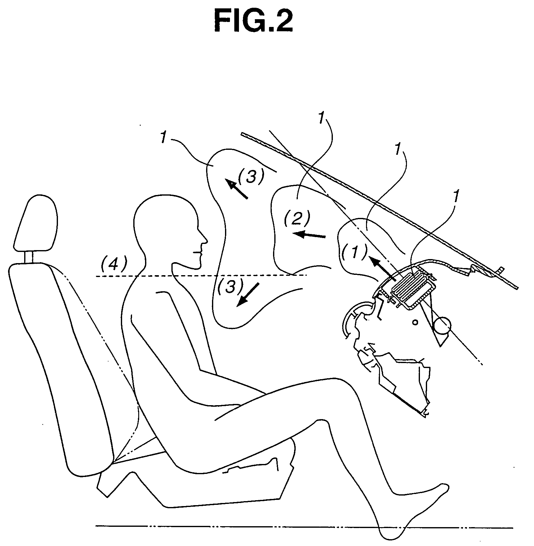 Air bag and folding method therefor