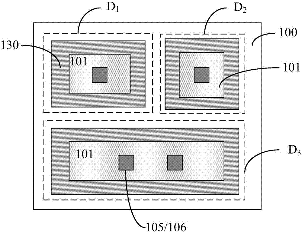 MOS transistor effective channel length test structure and test method