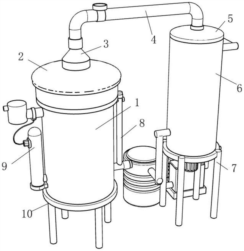 Maotai-flavor liquor brewing device and brewing process