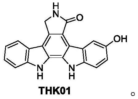 Preparation method of K252c derivative and application of K252c derivative in preparation of anti-tumor metastasis medicine