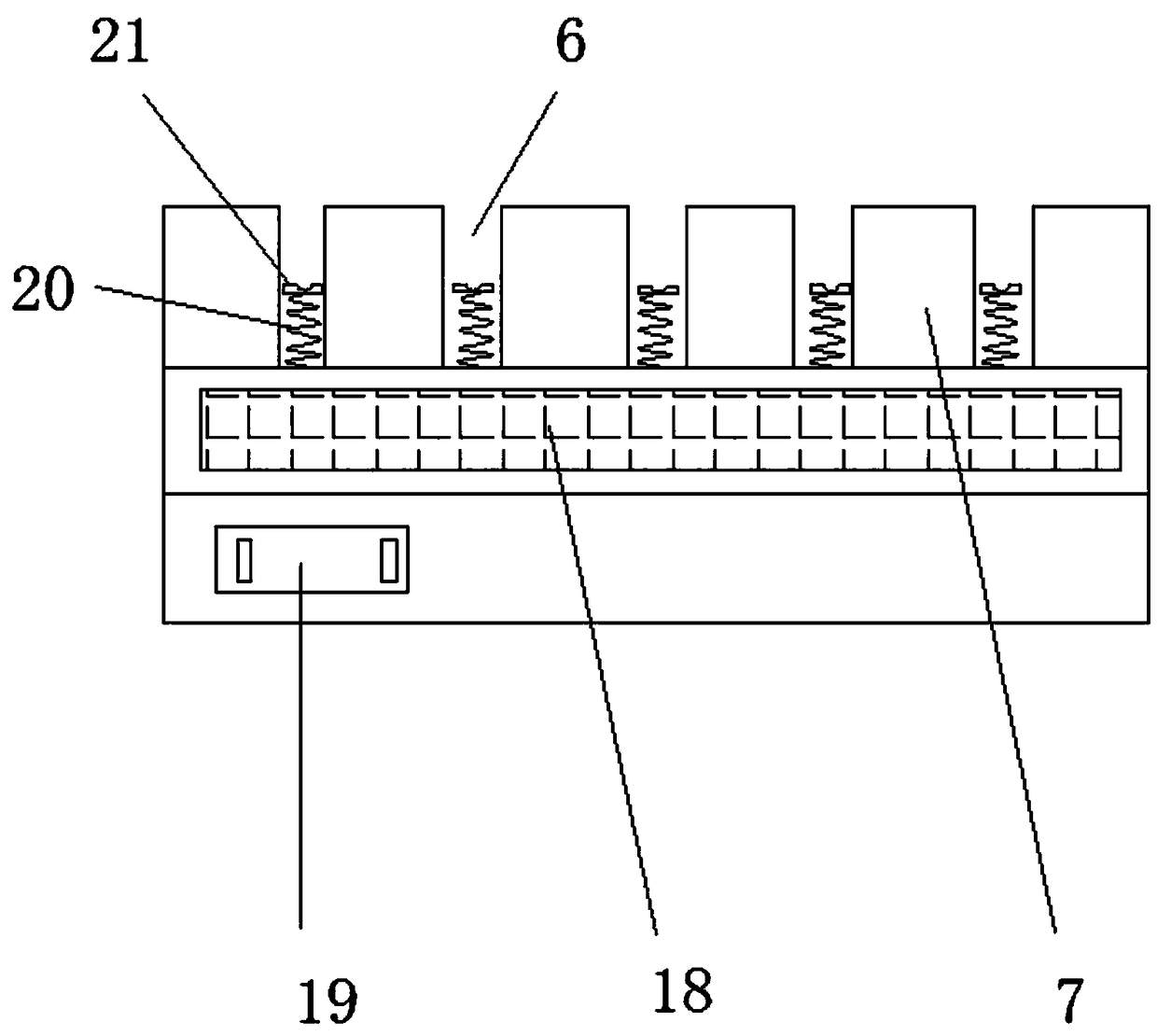 Reagent tube placing rack for biotechnology