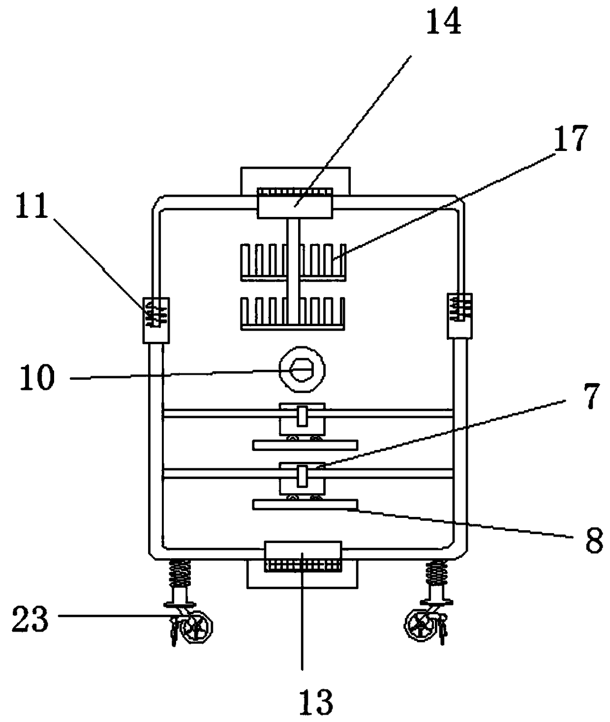 Reagent tube placing rack for biotechnology