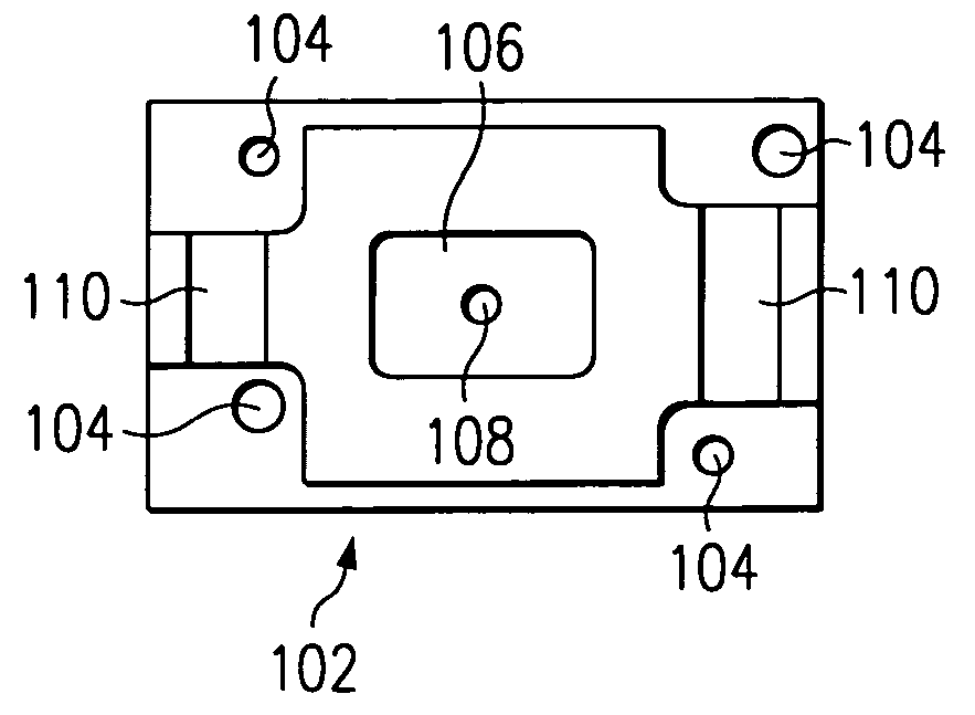 Compliant wirebond pedestal