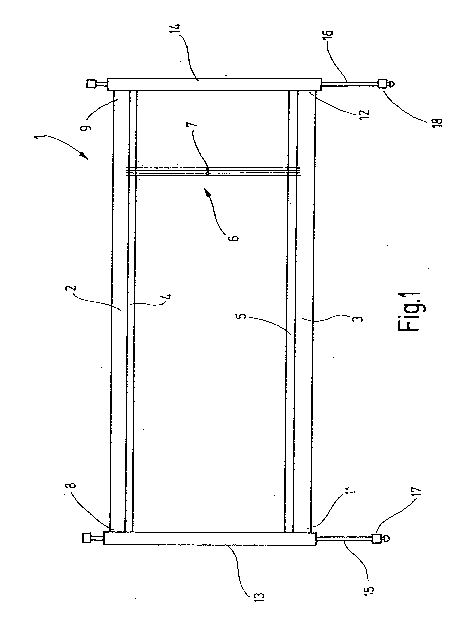 Heddle frame