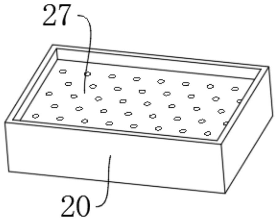 Aquatic vegetable collecting assembly with water removal function