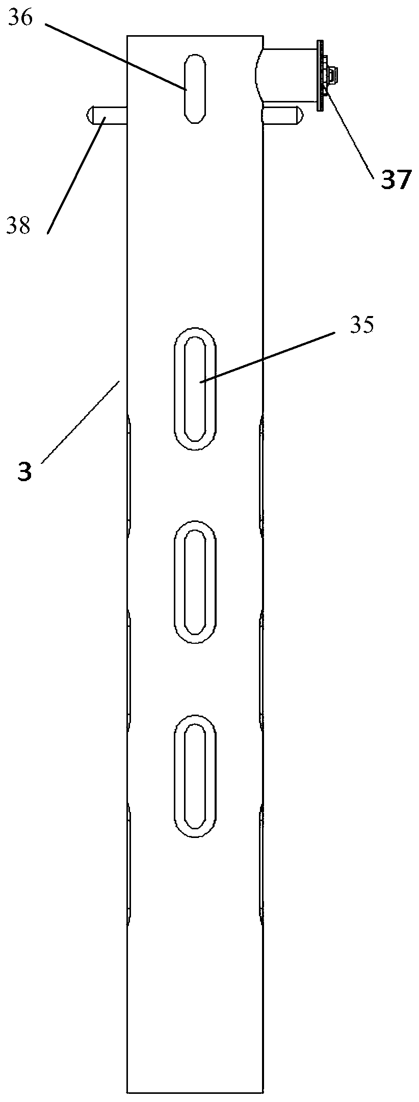 Array type oil-water component measuring device with local heating function