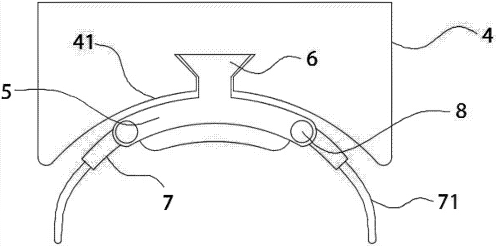 Leg muscle explosive force rehabilitation training device