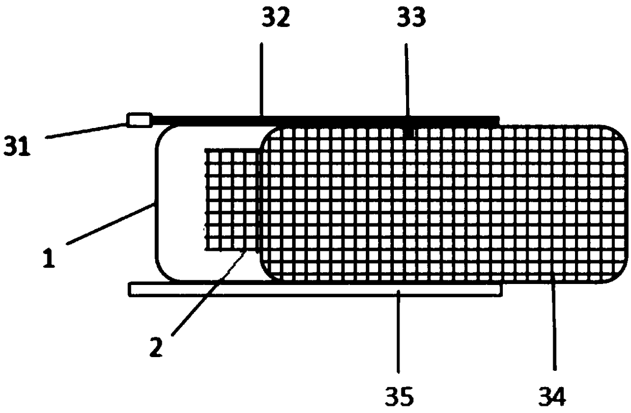 Solar cell generation device for new energy vehicle