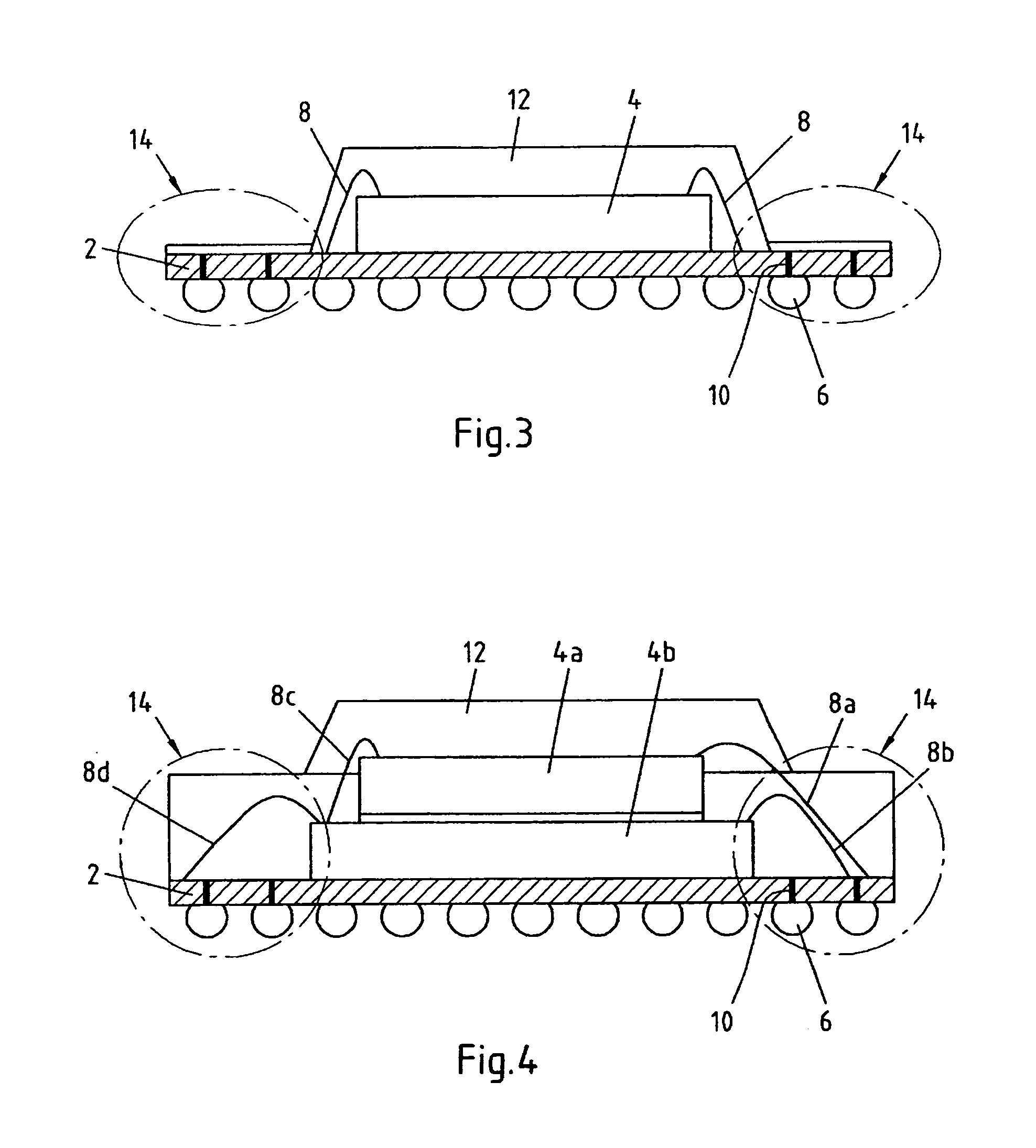 Integrated circuit package with optimized mold shape