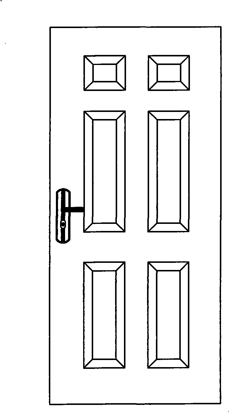 Steel security door section and hemming process