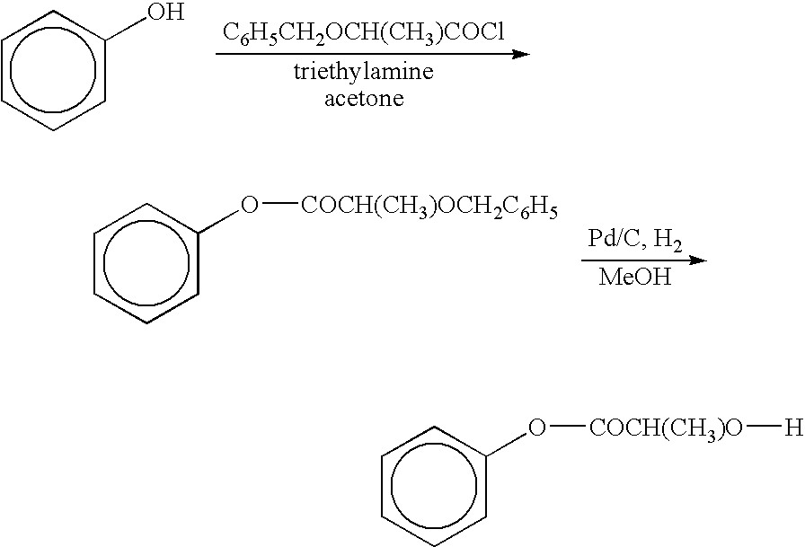 Functionalized phenolic esters and amides and polymers therefrom