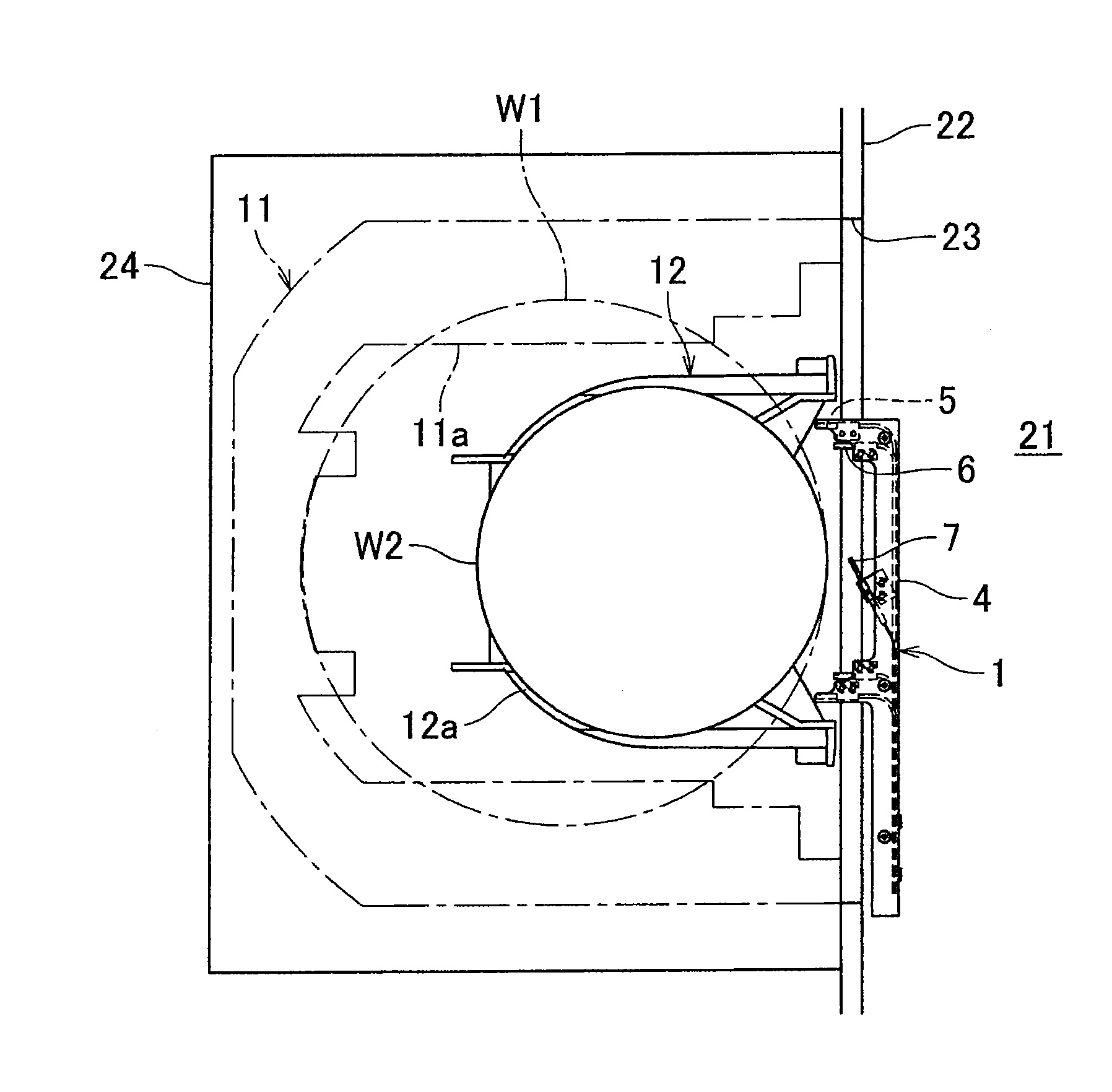 Wafer mapping apparatus and load port including same