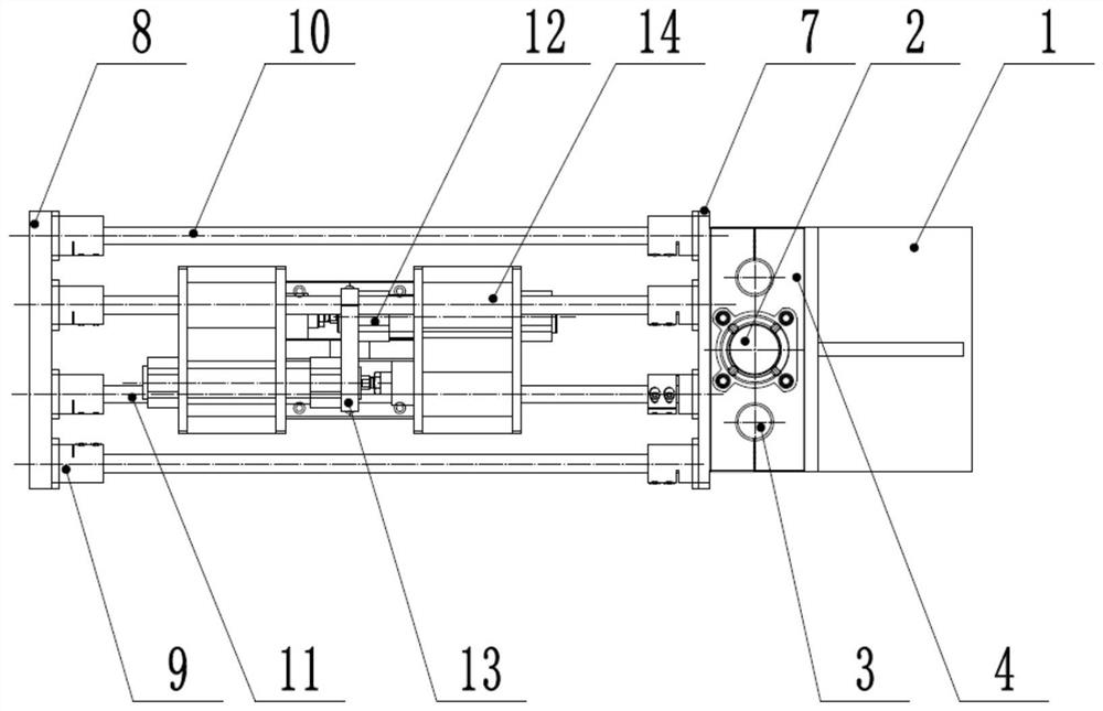 A batch non-destructive handling device for cylinders