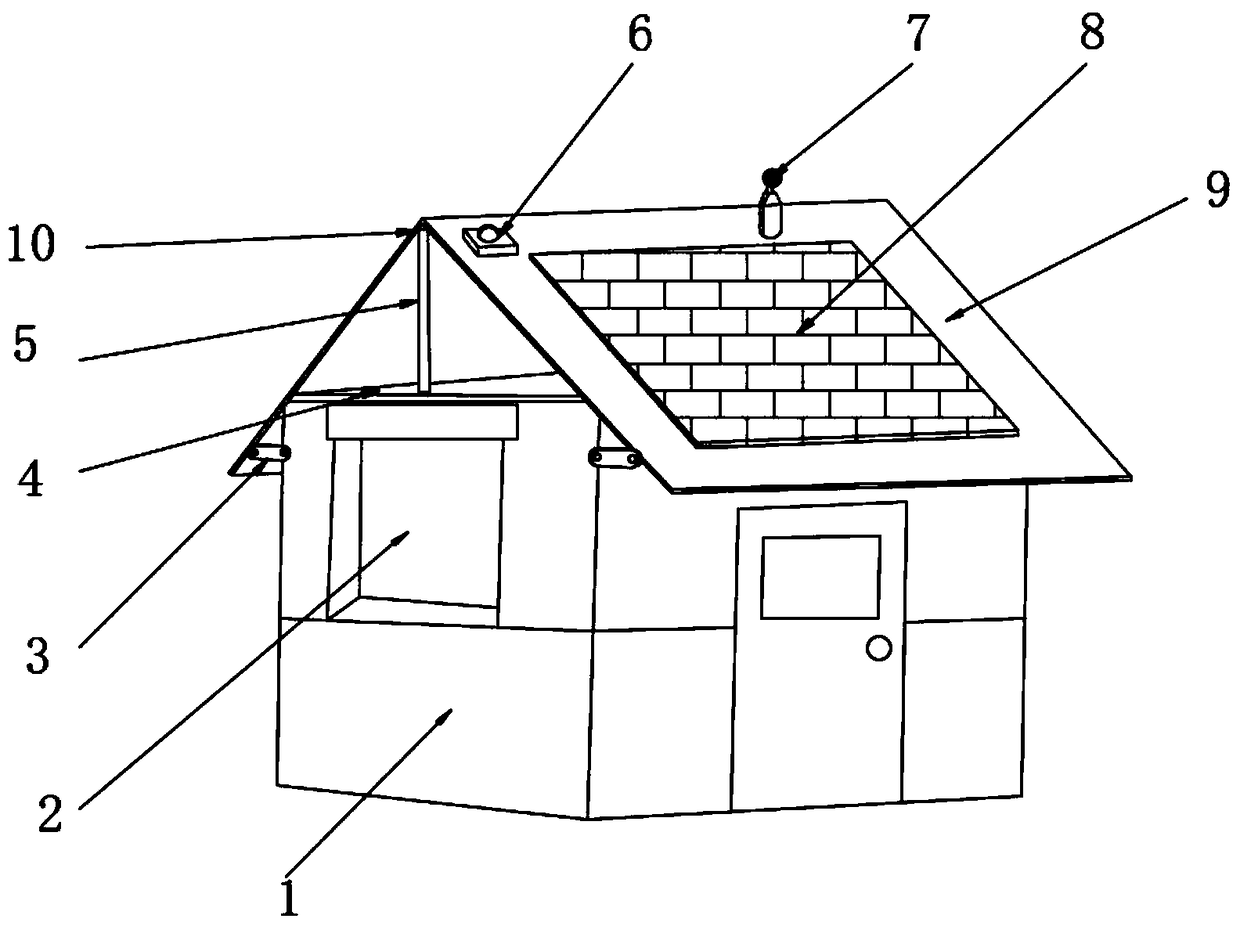 Solar house for desert areas