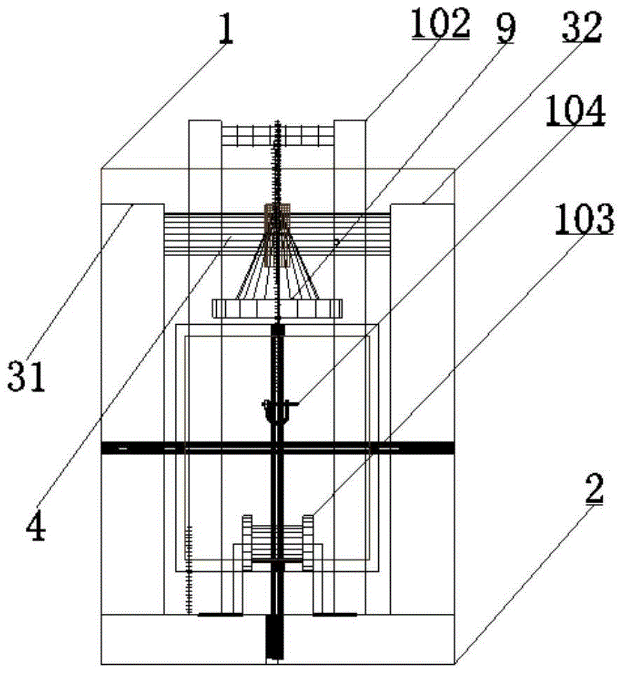 Dynamic performance test apparatus of buildings under lateral impact uniform distribution dynamic load