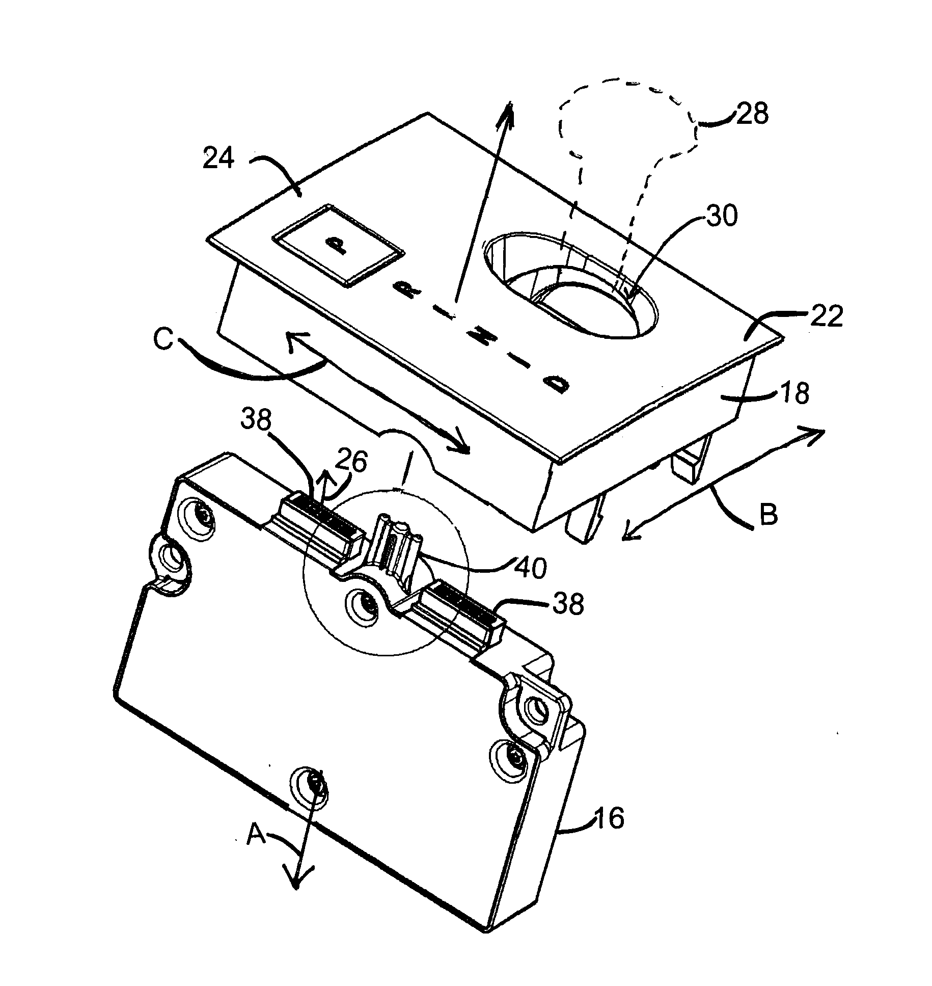 Connector assembly for electrical and mechanical interconnection of modules