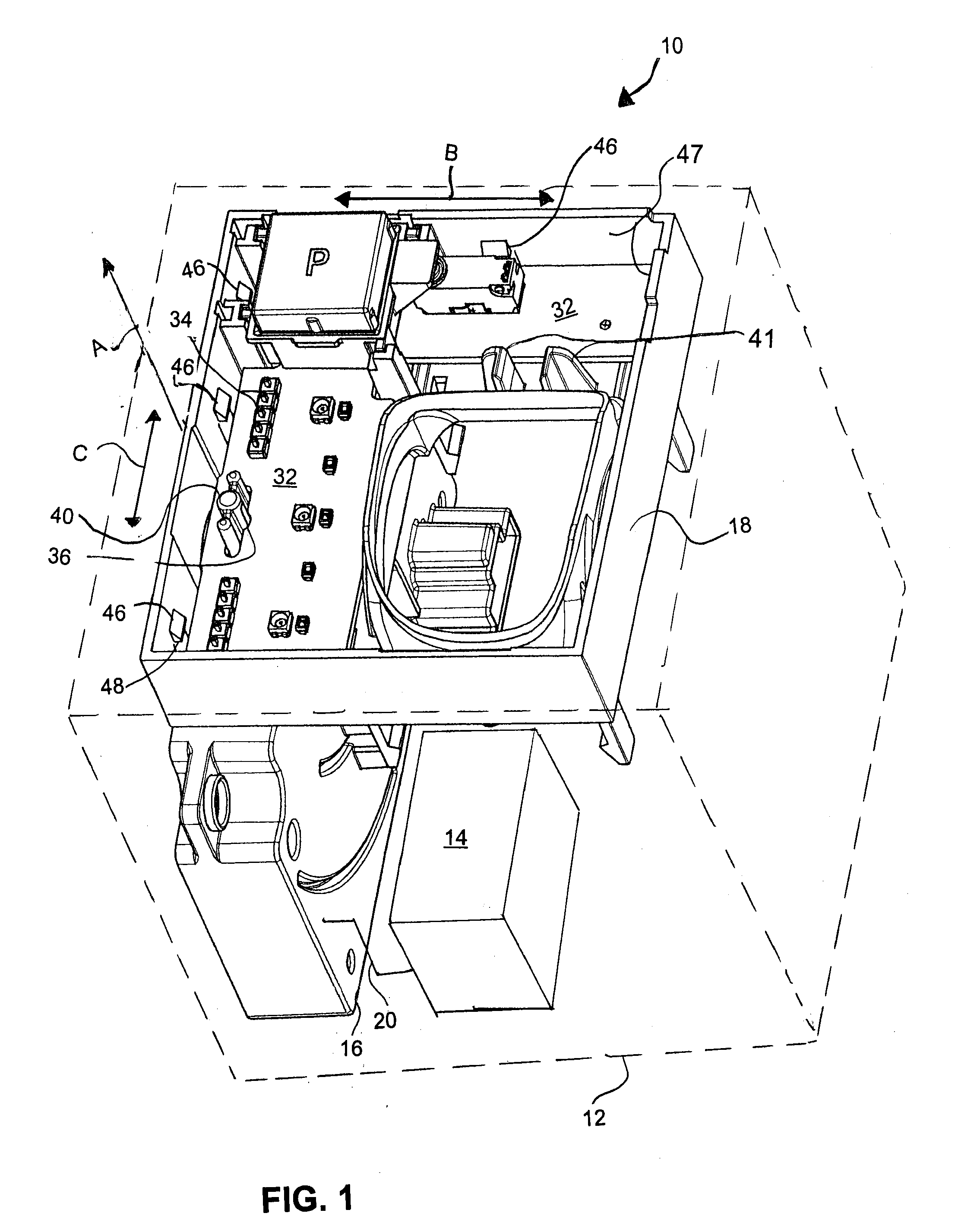 Connector assembly for electrical and mechanical interconnection of modules