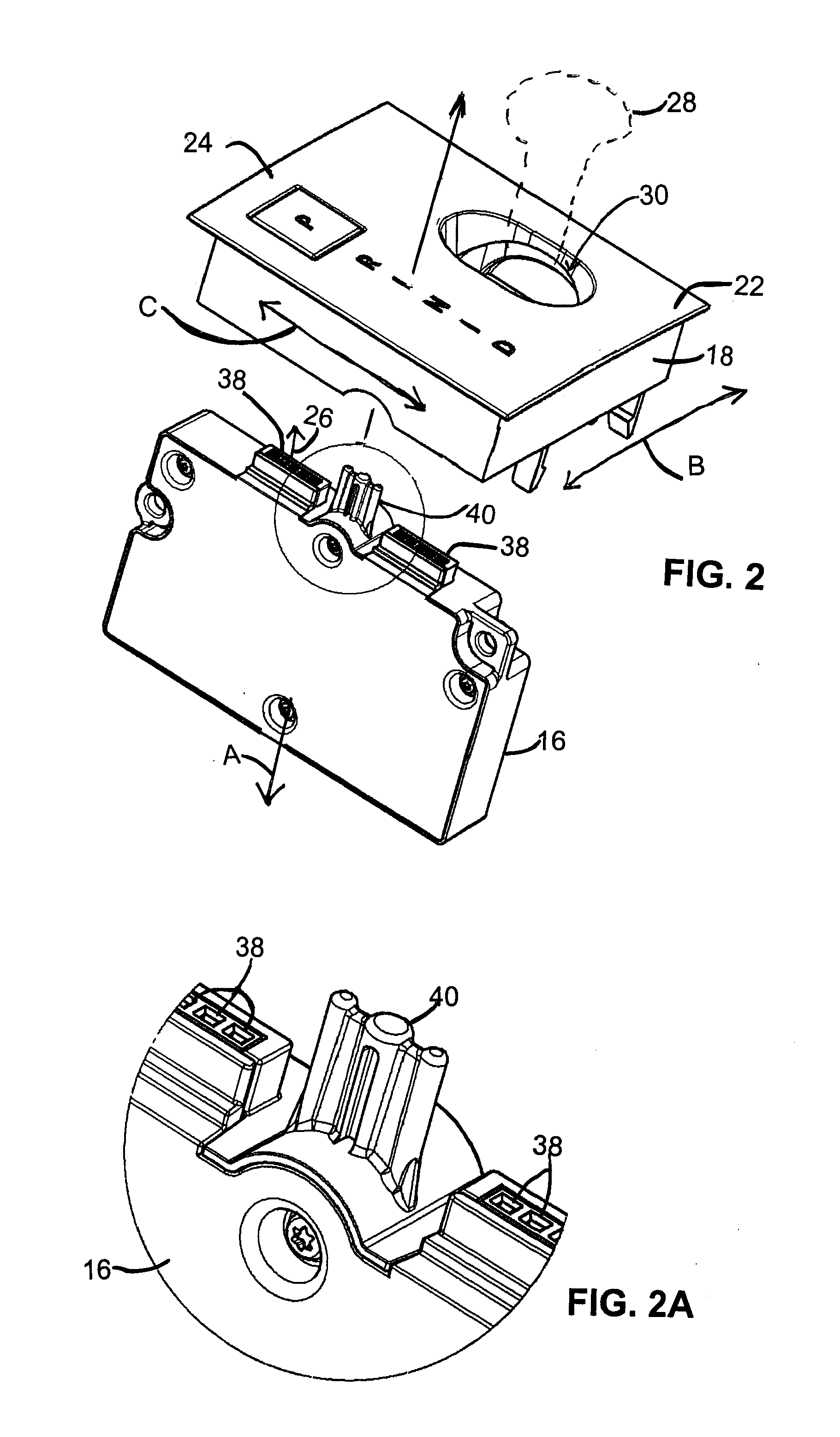 Connector assembly for electrical and mechanical interconnection of modules