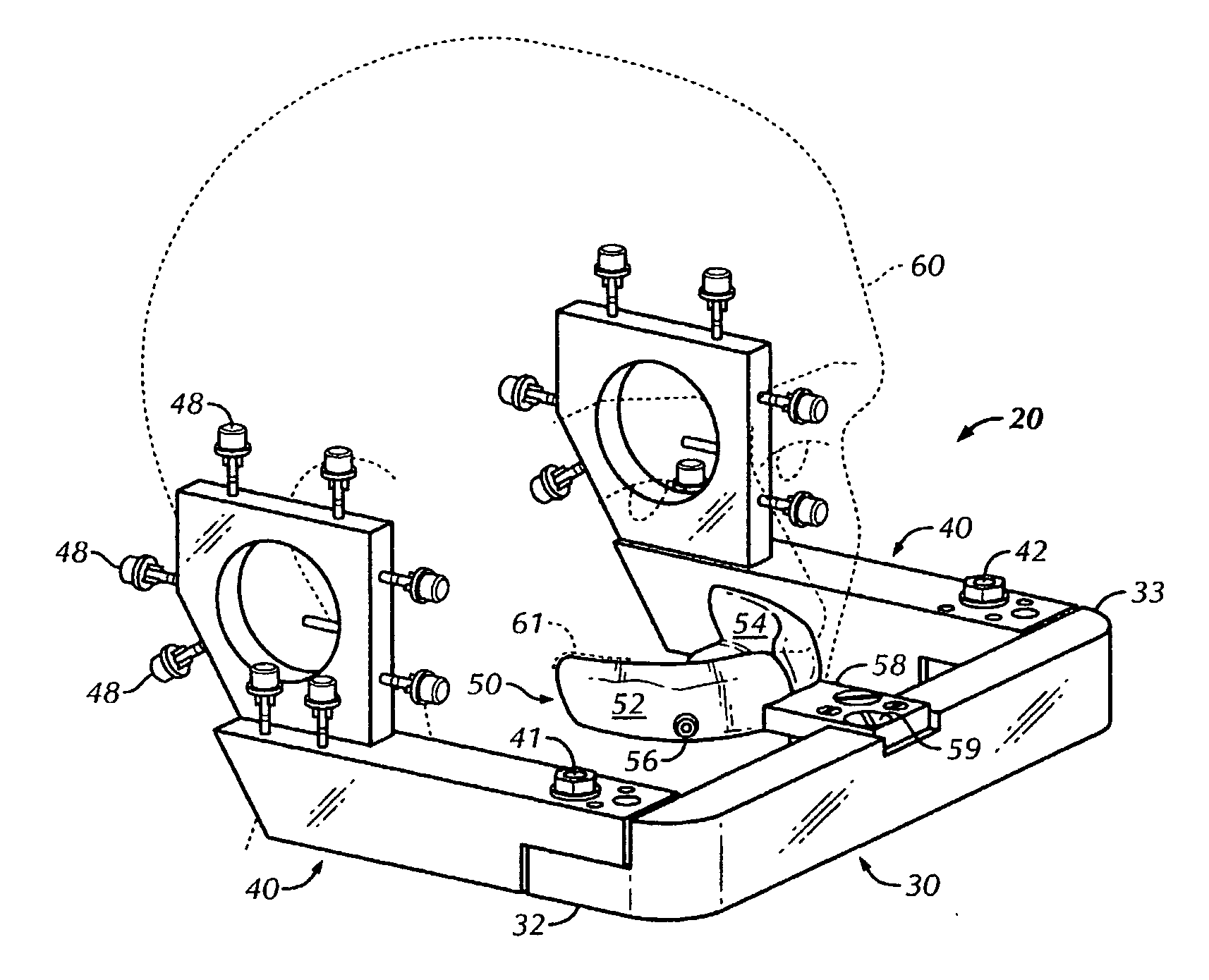 Fiducial marker holder system for surgery