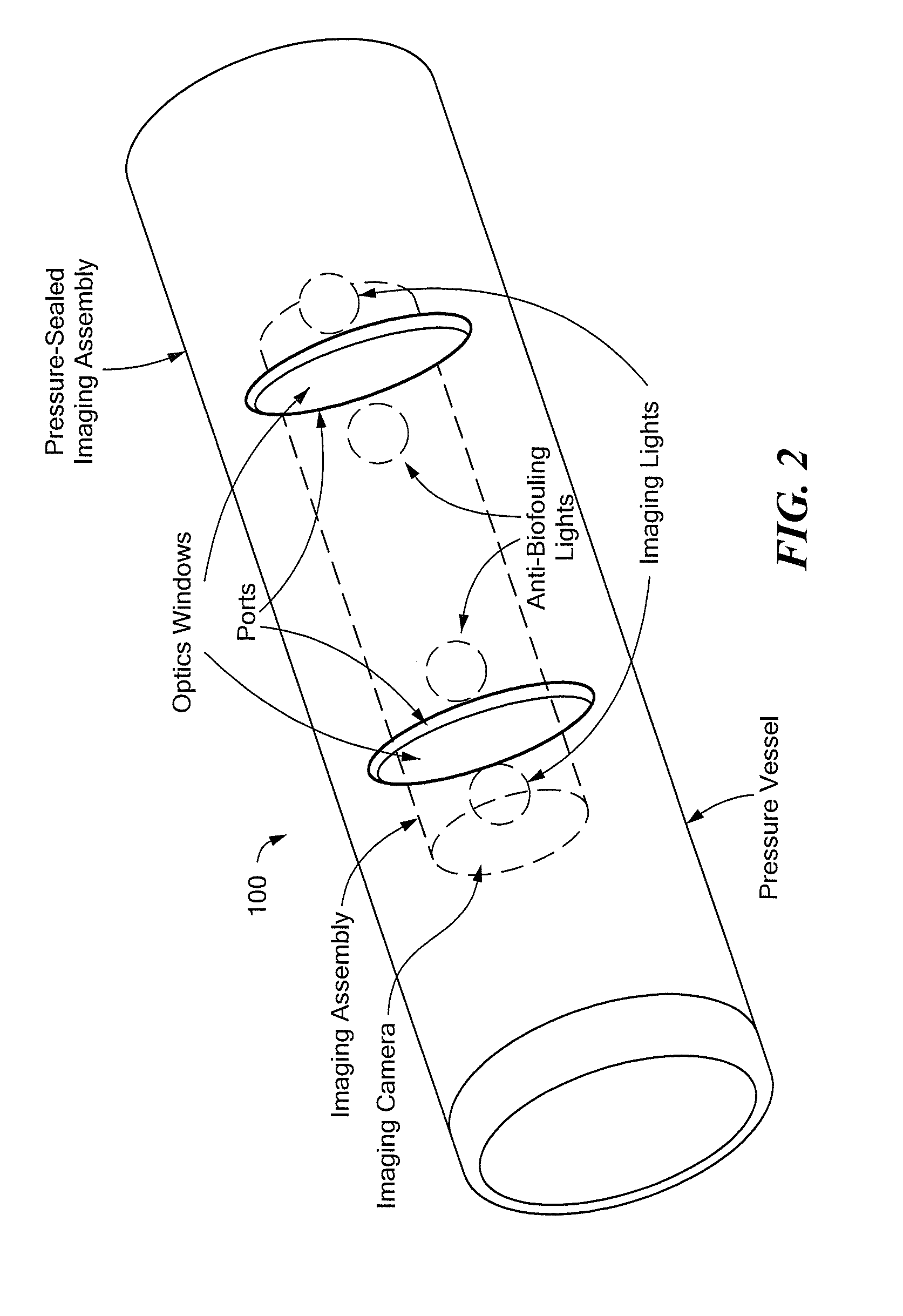 Method and Apparatus for Anti-Biofouling of Optics in Liquid Environments