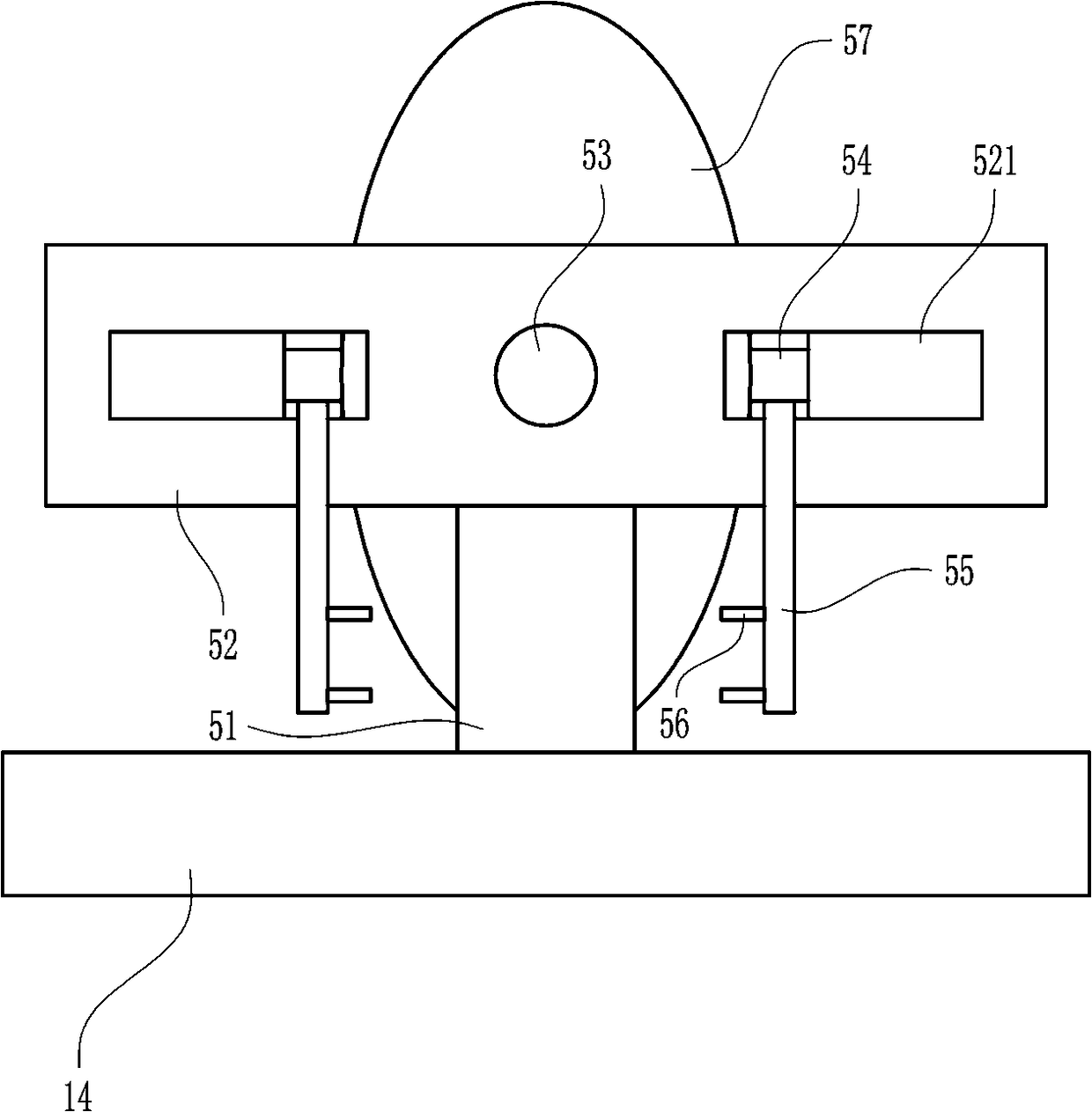 Cleaning and disinfecting device for medical wheelchair