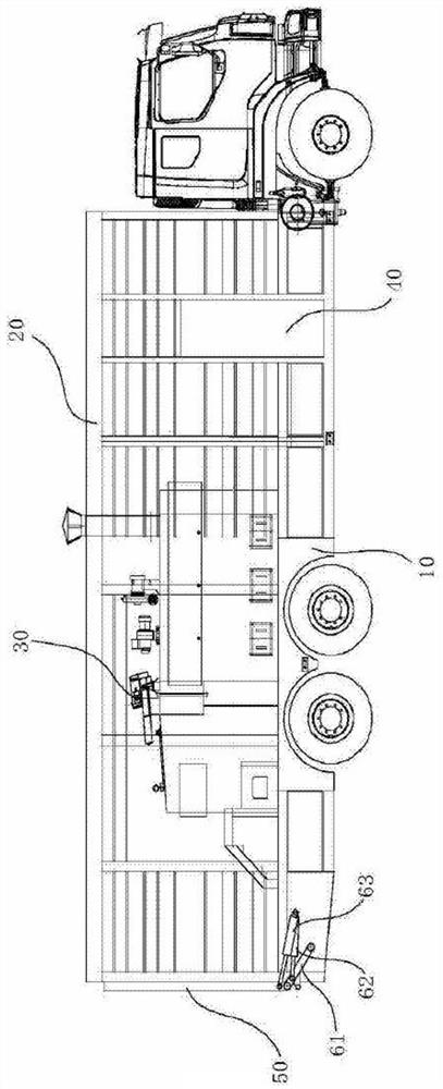 Mobile garbage treatment system and method adopting gas-powered automobile