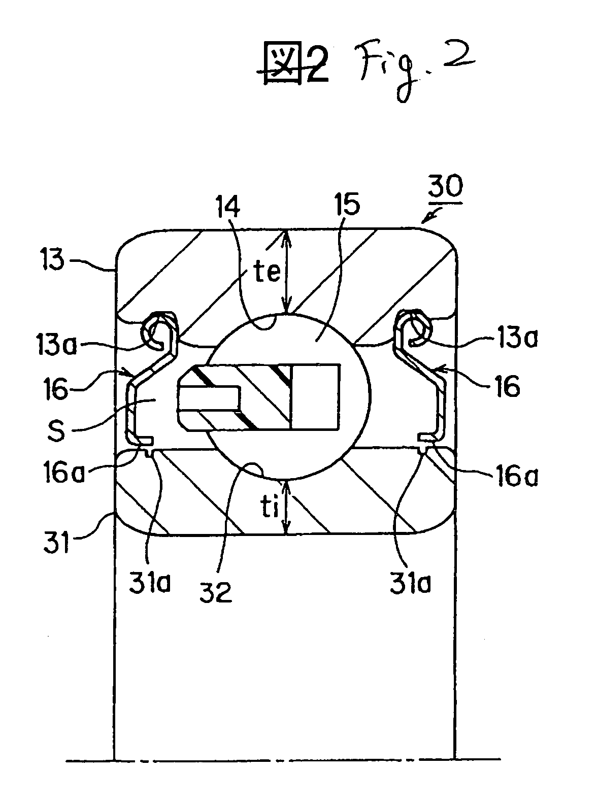 Rolling element bearing and motor