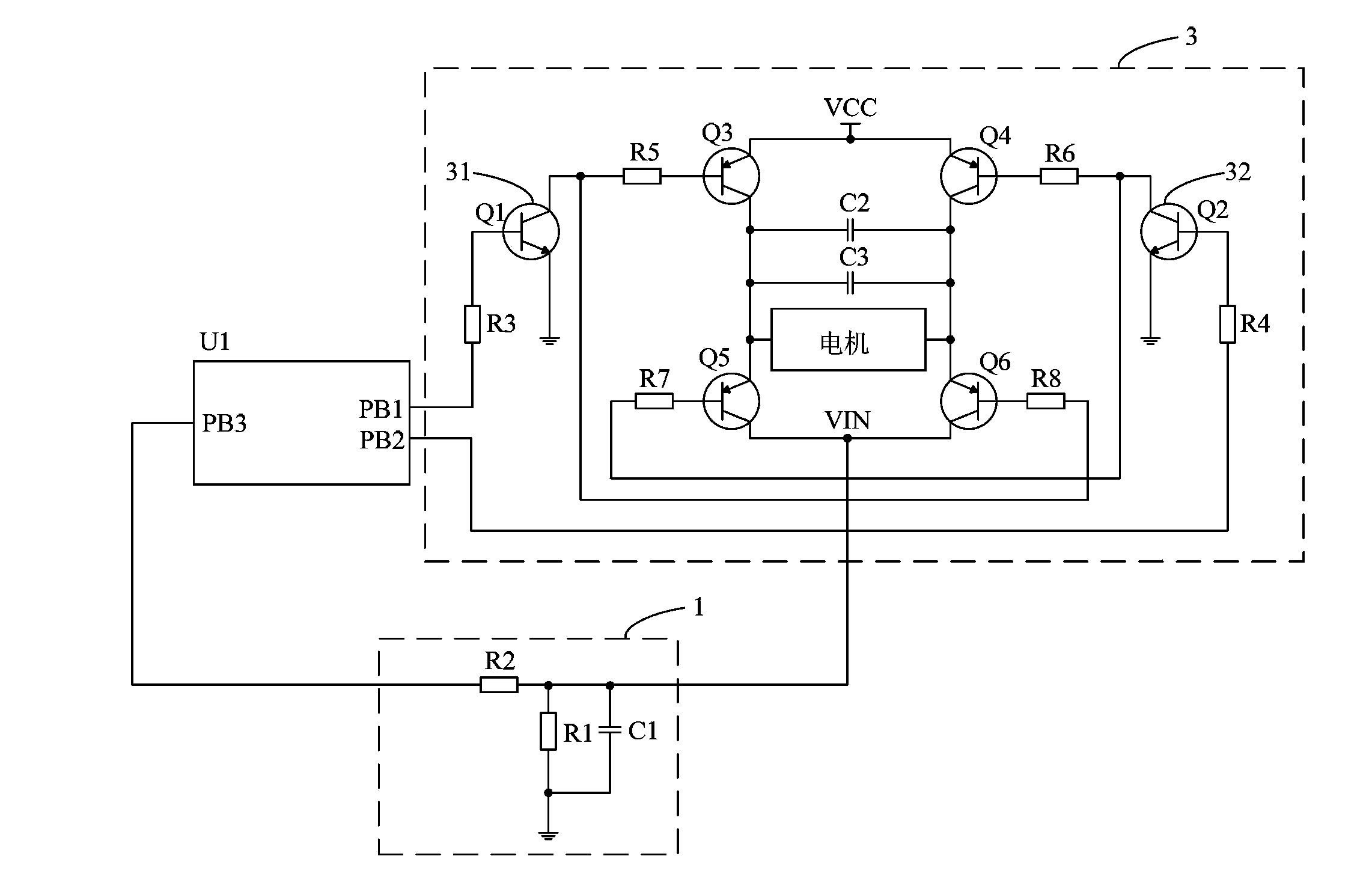 Rotation speed control circuit and method for motor