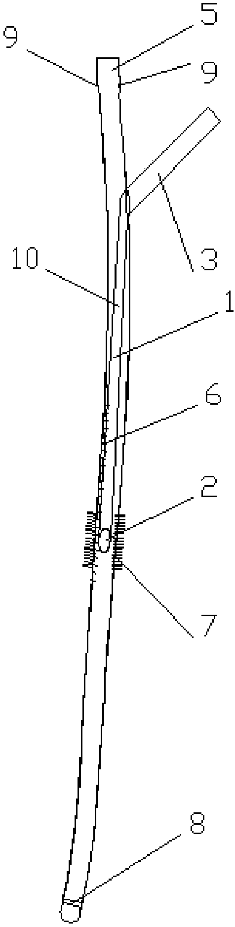 Anal fistula flushing floating thread