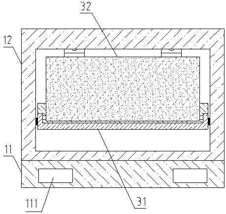 Placing device for glass transportation