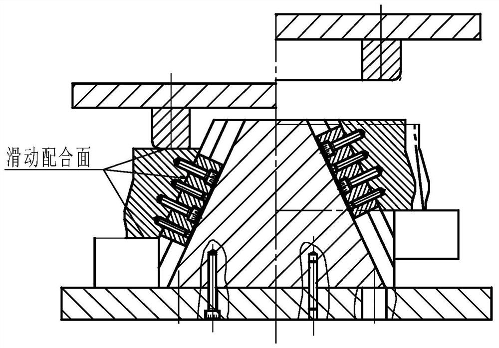 Bulging die and method capable of retracting bulging petals at high temperature