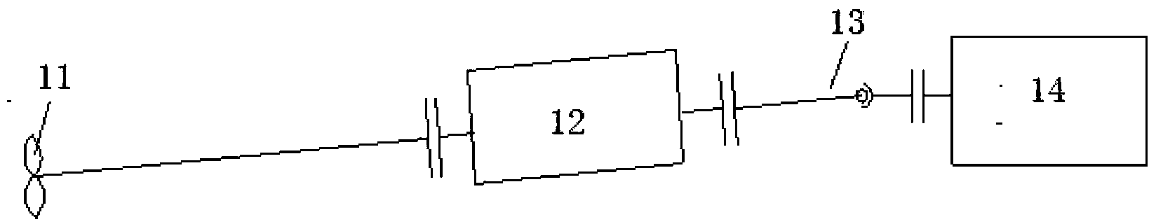 Centring device of main engine and gear case and method for manufacturing and using centring device