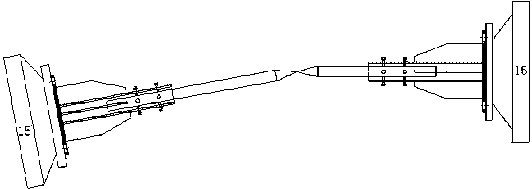 Centring device of main engine and gear case and method for manufacturing and using centring device