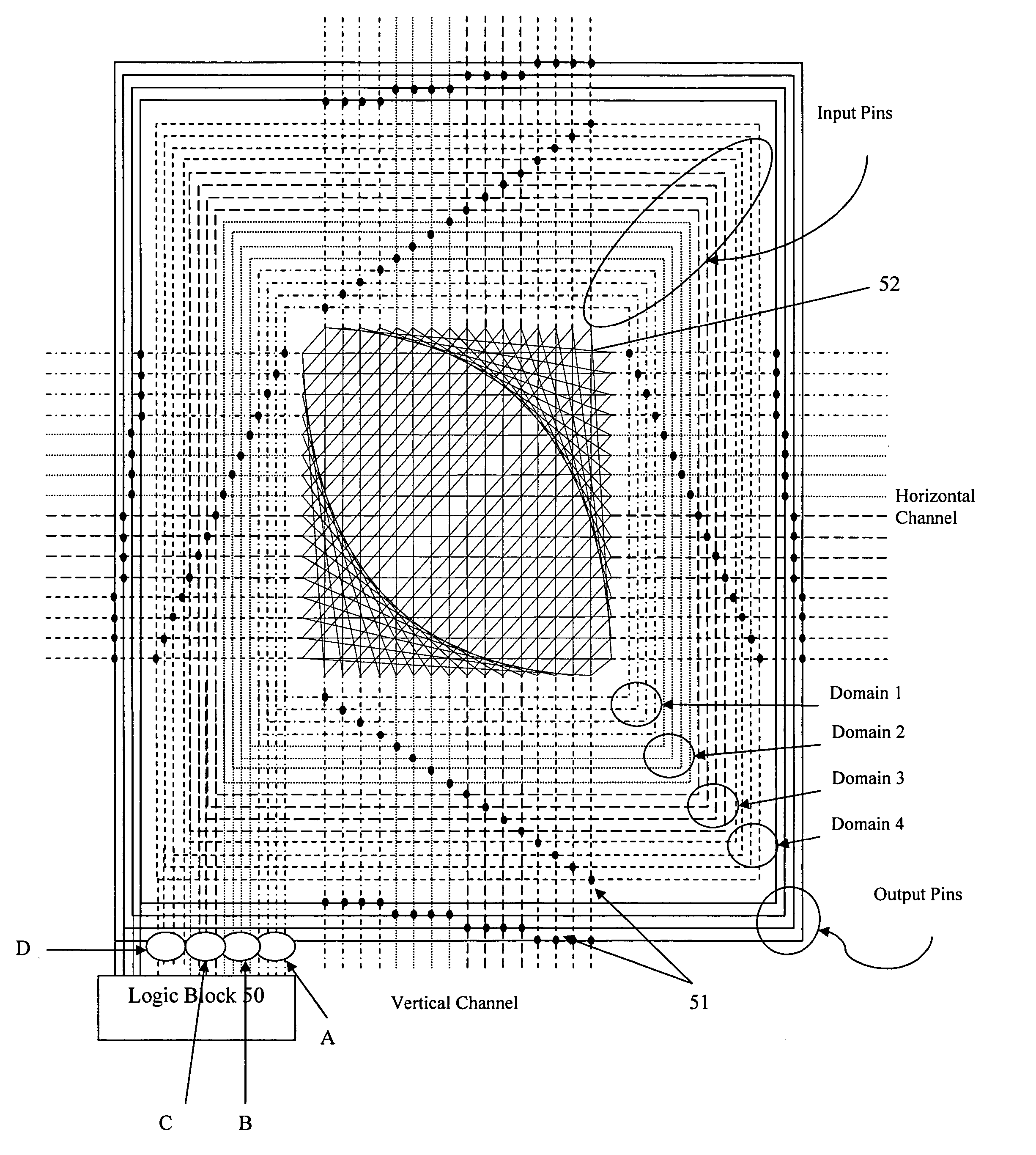 Interconnect structure and method in programmable devices