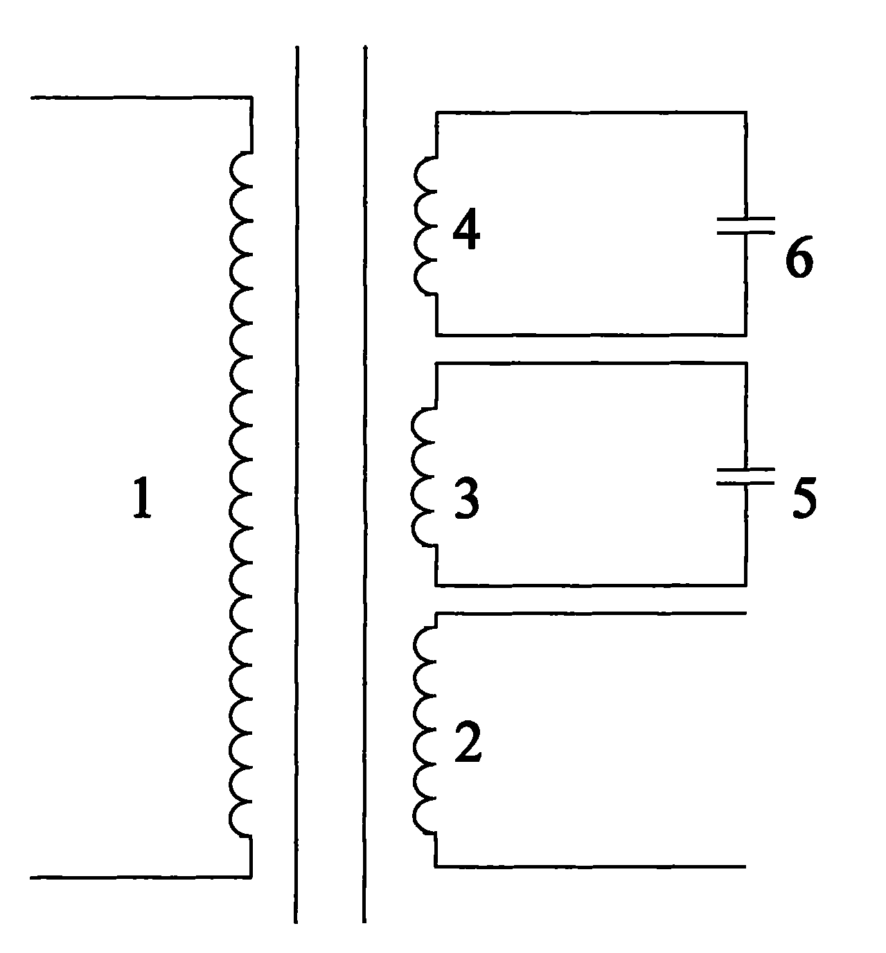 Integrated filter inductance transformer