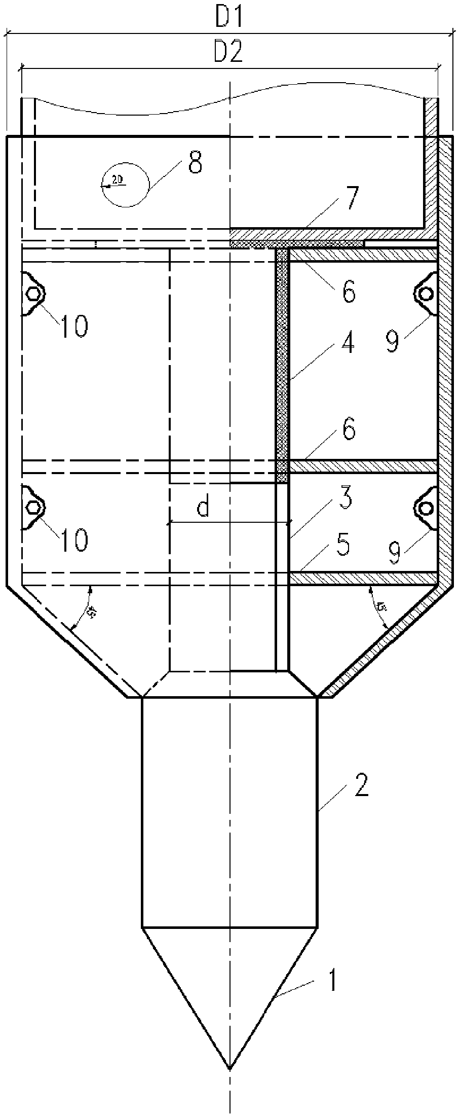 Drill pressure real-time measurement device during construction of cement mixing pile