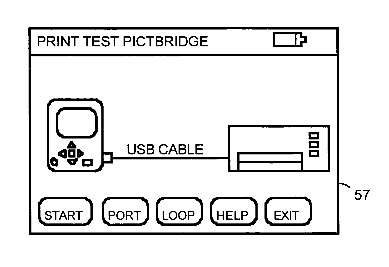 USB device with PictBridge capability