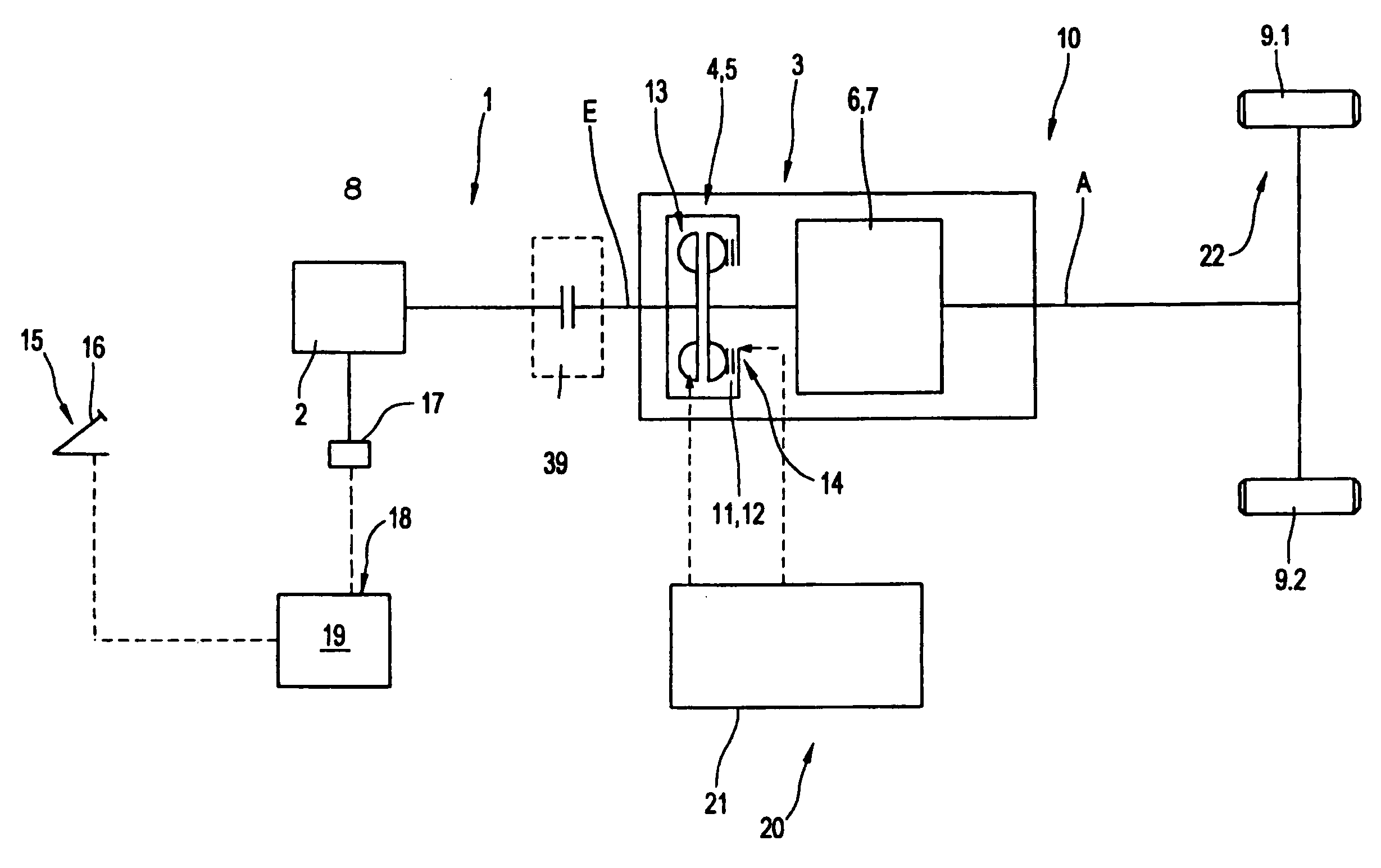 Method for controlling and/or regulating the braking torque in a drive train, and control and regulating system