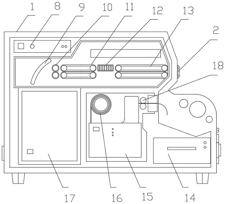 Multifunctional one-way ticket selling and changing device