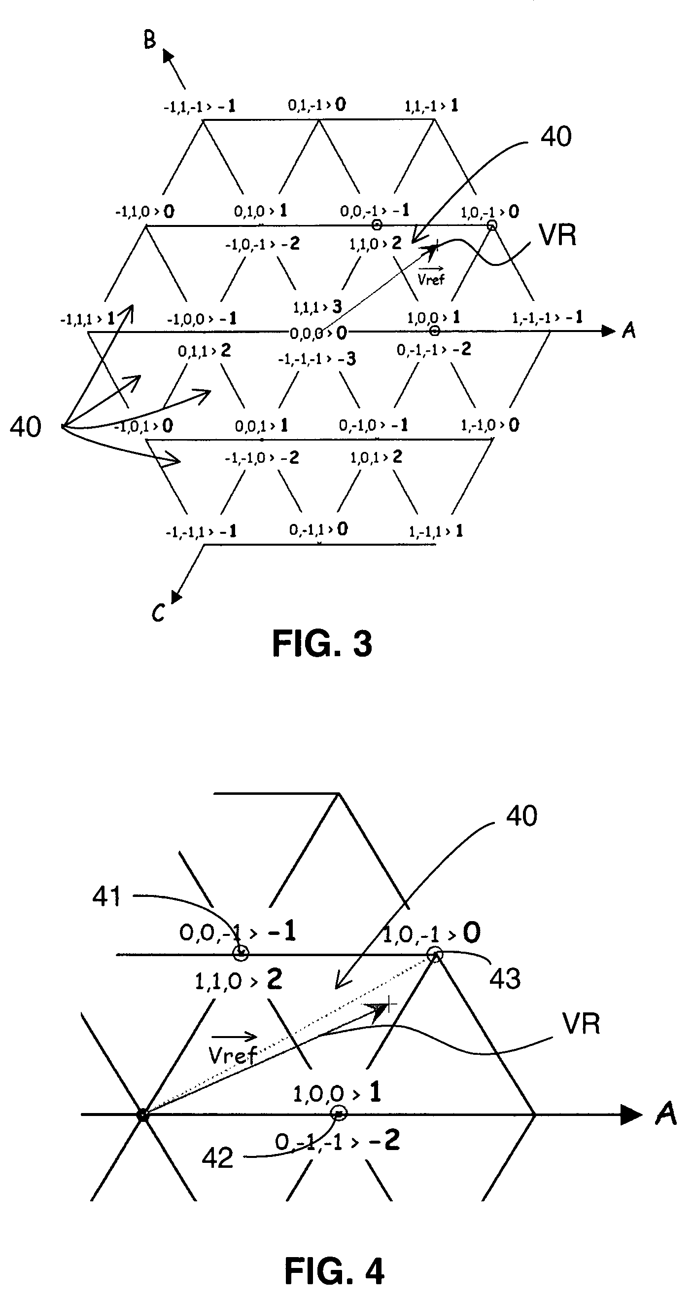 Device and method for controlling a converter and electric converter comprising one such device