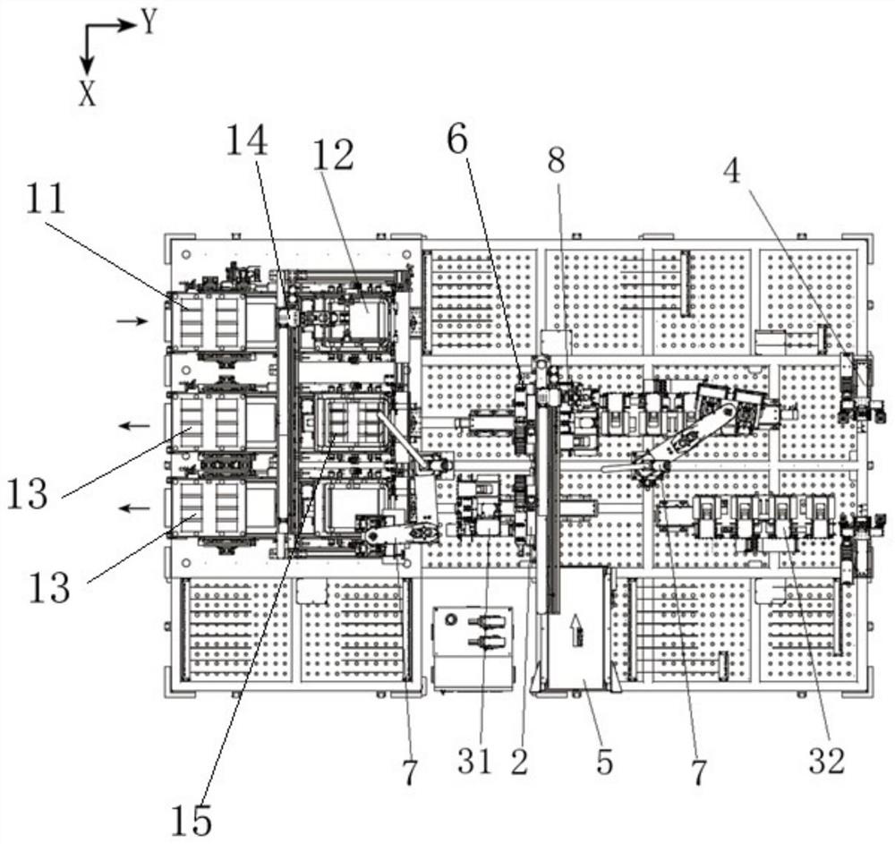 A feeding device and alignment input device with the feeding device