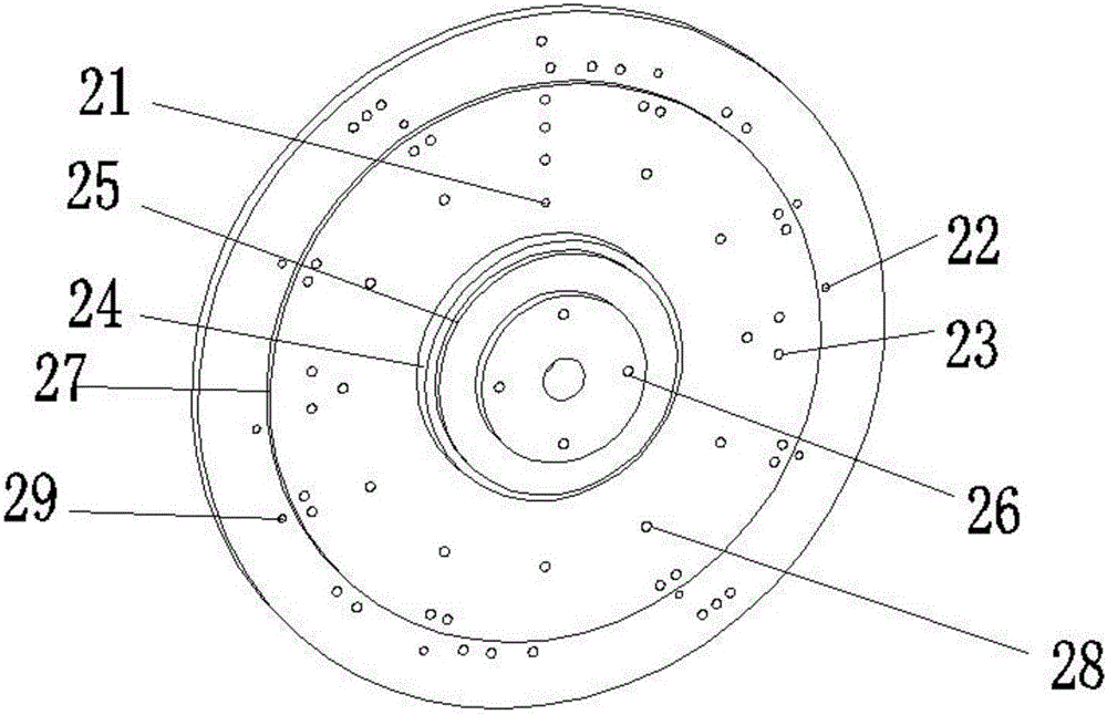 The punching and positioning device for the upper and lower rail brackets of the rotary tablet press and its components