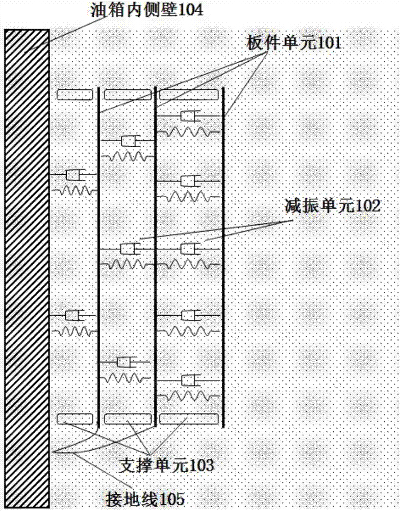 Oil-immersed type panel sound absorption and noise-lowering processing apparatus and method