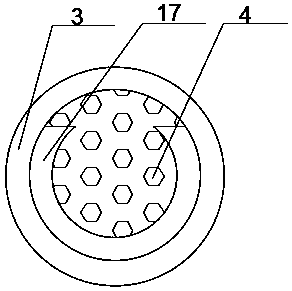 Drying device for air pipeline of paving material combustion test device