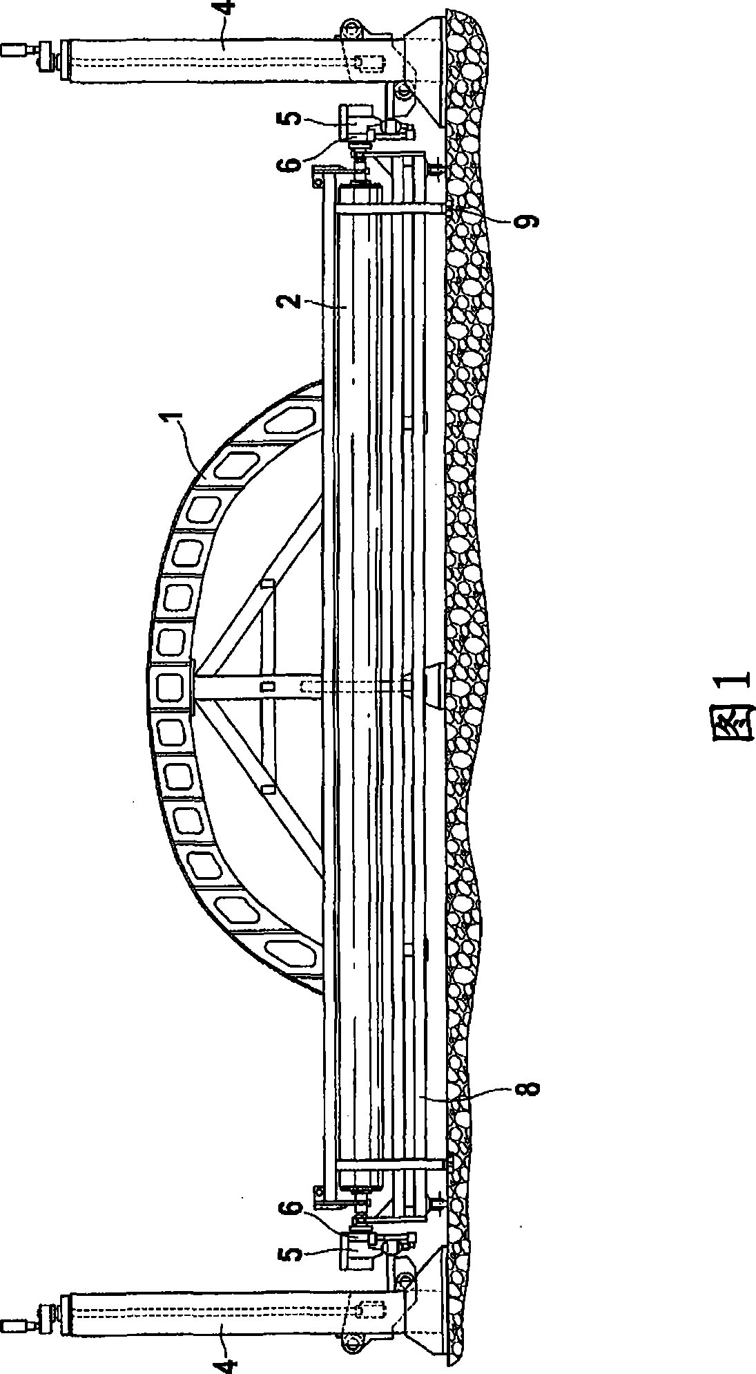 Apparatus and method for producing a large-area fibre-composite structural component