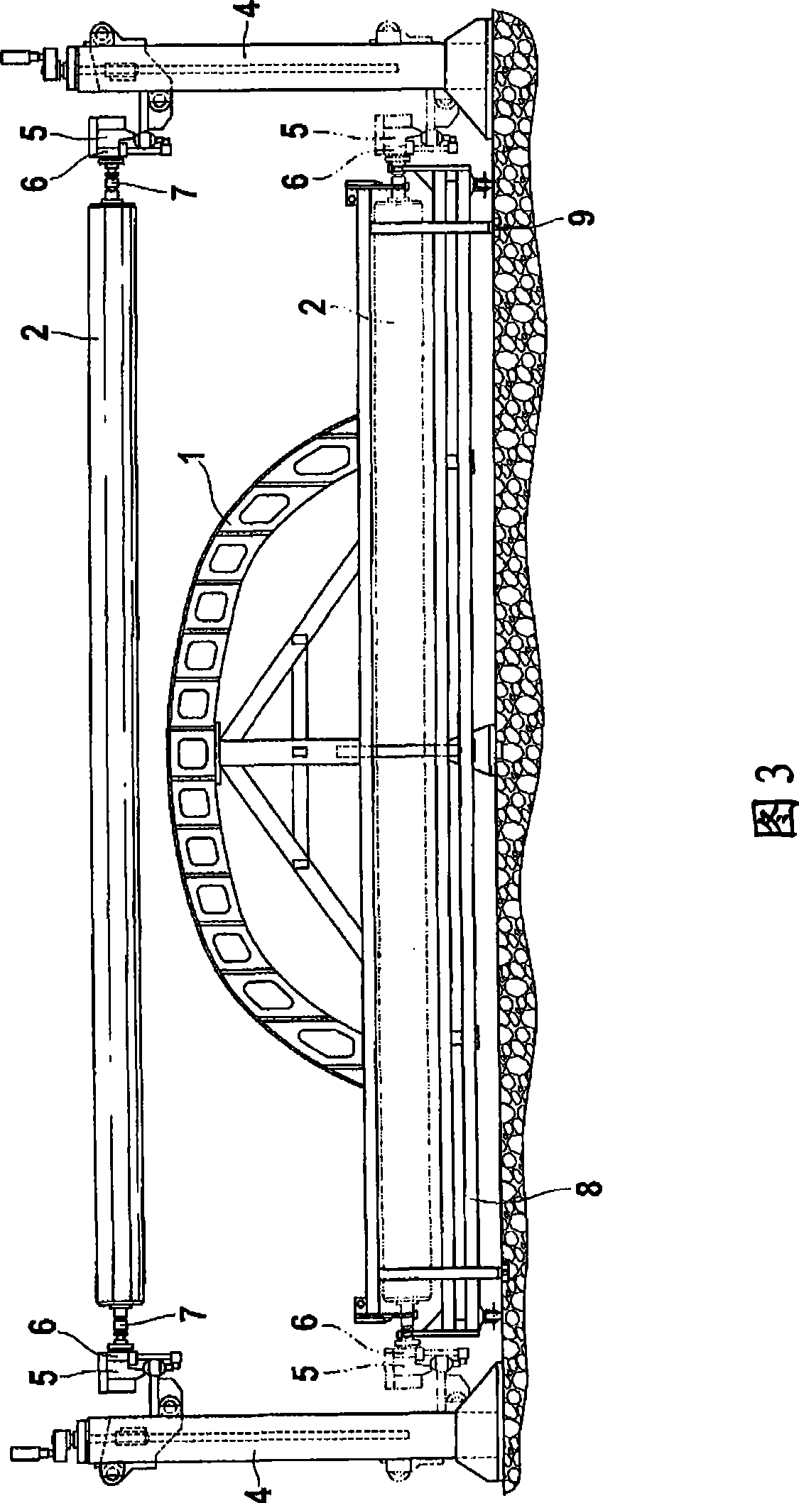 Apparatus and method for producing a large-area fibre-composite structural component