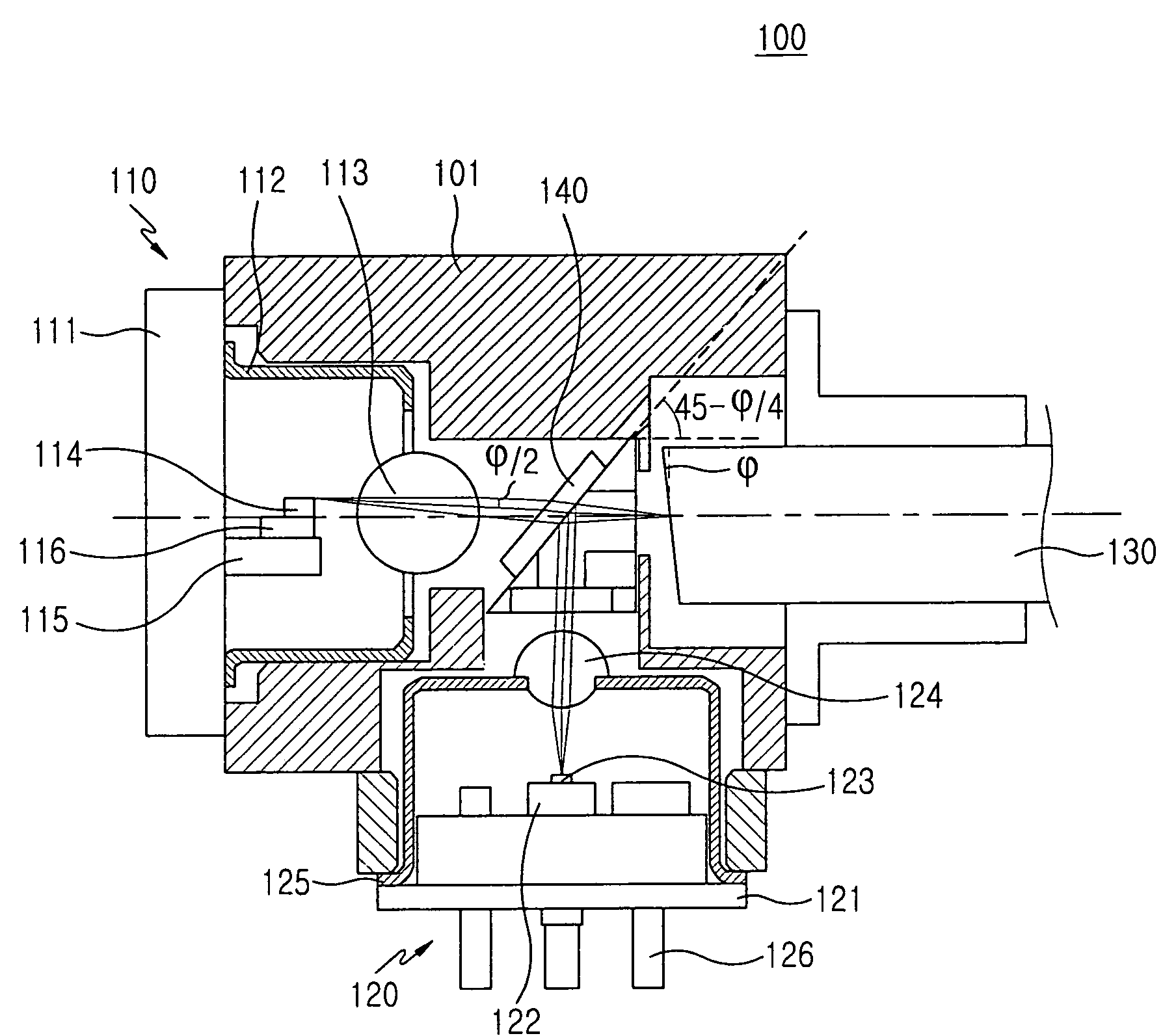 Bidirectional optical transceiver